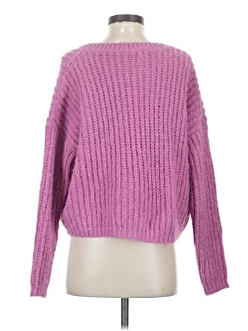 Self Contrast Pullover Sweater (view 2)