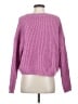 Self Contrast Pink Pullover Sweater Size S - photo 2