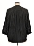Grace 100% Polyester Polka Dots Black 3/4 Sleeve Blouse Size 1X - photo 2