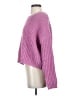 Self Contrast Pink Pullover Sweater Size S - photo 5
