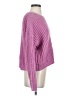 Self Contrast Pink Pullover Sweater Size S - photo 4