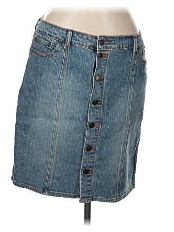 Daisy Fuentes Denim Skirt (view 1)
