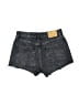 Denim Forum 100% Cotton Black Denim Shorts Size 25 waist - photo 2