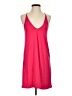 Double Zero Solid Pink Casual Dress Size S - photo 1
