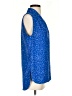 Equipment 100% Polyester Stars Blue Sleeveless Blouse Size XS - photo 4