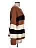 Alya Stripes Brown Pullover Sweater Size L - photo 4