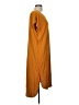 Double Zero Solid Orange Casual Dress Size M - photo 4