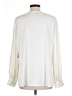 JM Collection Ivory Long Sleeve Henley Size L - photo 2
