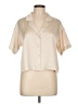 Ro & De 100% Polyester Ivory Short Sleeve Blouse Size L - photo 1