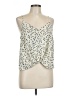 Lush 100% Polyester Ivory Sleeveless Blouse Size L - photo 1