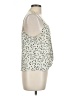 Lush 100% Polyester Ivory Sleeveless Blouse Size L - photo 4