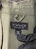 Topshop 100% Cotton Metallic Green Jacket Size 8 - photo 6
