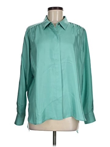 Ann Taylor Long Sleeve Silk Top (view 1)