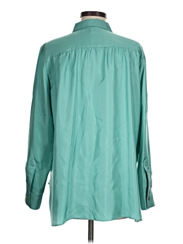 Ann Taylor Long Sleeve Silk Top (view 2)