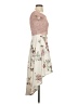 Windsor Floral Pink Ivory Cocktail Dress Size S - photo 4