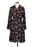 Maison Jules 100% Polyester Floral Black Casual Dress Size L - photo 1