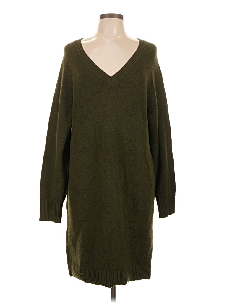 Pre-owned Old Navy Casual Dress In Green