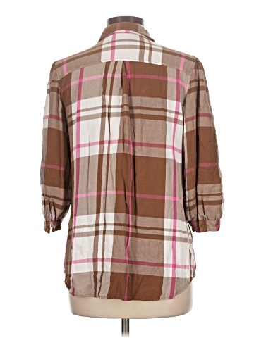 Cato 3/4 Sleeve Button-Down Shirt (view 2)