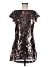 Angie 100% Polyester Metallic Silver Cocktail Dress Size M - photo 1