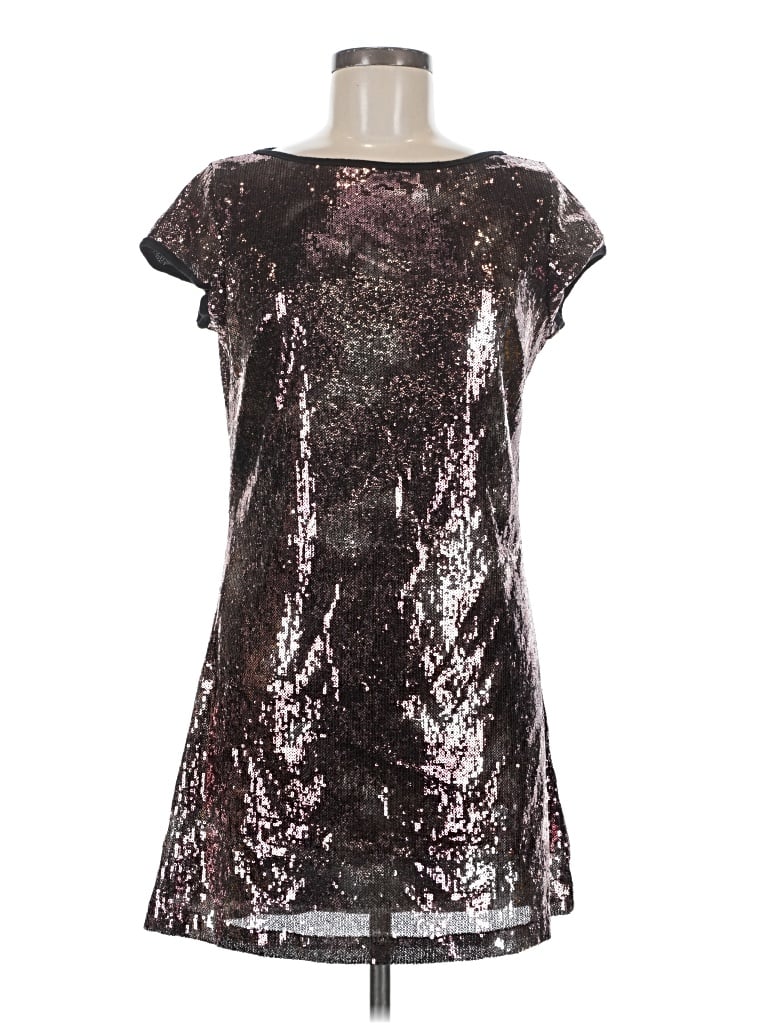Pre-owned Angie Cocktail Dress In Silver