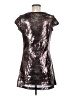 Angie 100% Polyester Metallic Silver Cocktail Dress Size M - photo 2