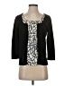 August Silk Black 3/4 Sleeve Top Size S (petite) - photo 1