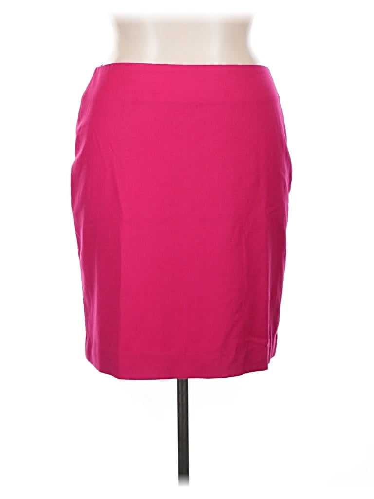 Pre-owned Talbots Wool Skirt In Pink