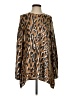 Mumu Mellow 100% Polyester Animal Print Brown Pullover Sweater Size S - photo 1