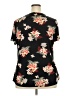 New Mix USA Floral Black Short Sleeve Blouse Size 3X - photo 2