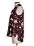 ECI Burgundy Sleeveless Blouse Size S - photo 5