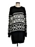 BCBGeneration 100% Cotton Graphic Black Casual Dress Size XS - photo 1