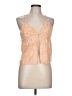 Volcom 100% Viscose Orange Sleeveless Blouse Size 10 - photo 1