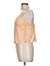 Volcom 100% Viscose Orange Sleeveless Blouse Size 10 - photo 5