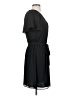 H&M 100% Polyester Solid Black Casual Dress Size S - photo 4