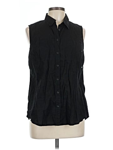 SONOMA life + style Sleeveless Button-Down Shirt (view 1)