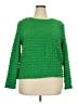 Discreet Green Pullover Sweater Size 3X - photo 1