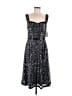 Kensie 100% Polyester Tweed Silver Cocktail Dress Size 8 - photo 1