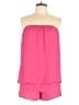 Naked Zebra 100% Polyester Solid Pink Romper Size S - photo 1