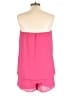 Naked Zebra 100% Polyester Solid Pink Romper Size S - photo 2