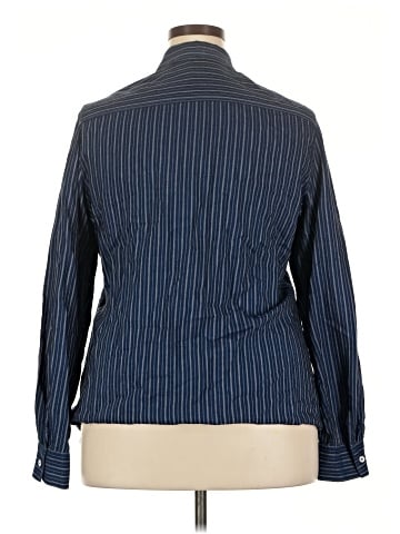 Foxcroft Long Sleeve Button-Down Shirt (view 2)