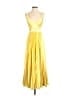 Unbranded 100% Polyester Yellow Cocktail Dress Size 2 - photo 1