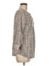 dalia 100% Polyester Tweed Gray 3/4 Sleeve Blouse Size M - photo 4