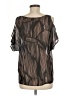One Clothing 100% Polyester Black Short Sleeve Blouse Size M - photo 2