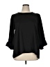 Bobeau 100% Polyester Black 3/4 Sleeve Blouse Size XL - photo 1