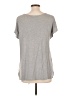 Democracy 100% Polyester Gray Short Sleeve Blouse Size L - photo 2