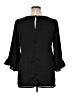 Bobeau 100% Polyester Black 3/4 Sleeve Blouse Size XL - photo 2