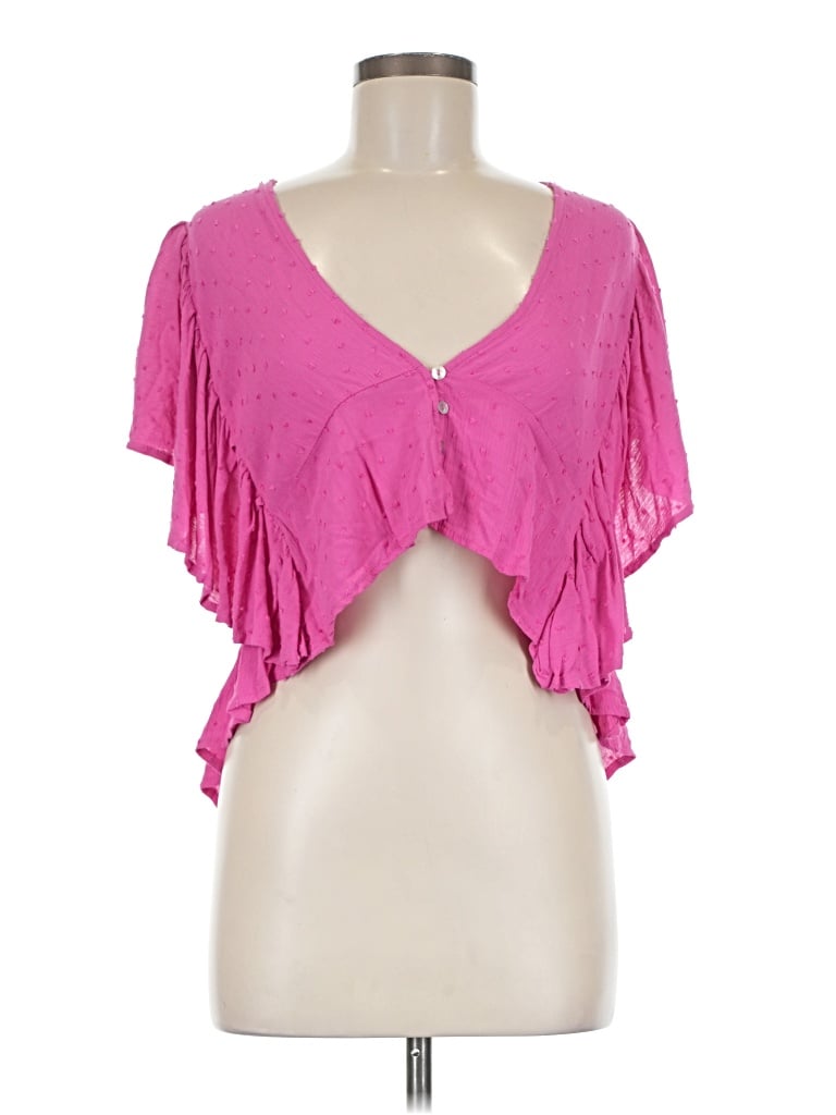 Pre-owned Hyfve Short Sleeve T-shirt In Pink