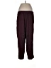 Soma Solid Burgundy Active Pants Size L - photo 2