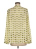 De Collection 100% Polyester Yellow Long Sleeve Blouse Size M - photo 2