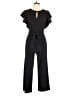 VICI 100% Rayon Solid Black Jumpsuit Size S - photo 1